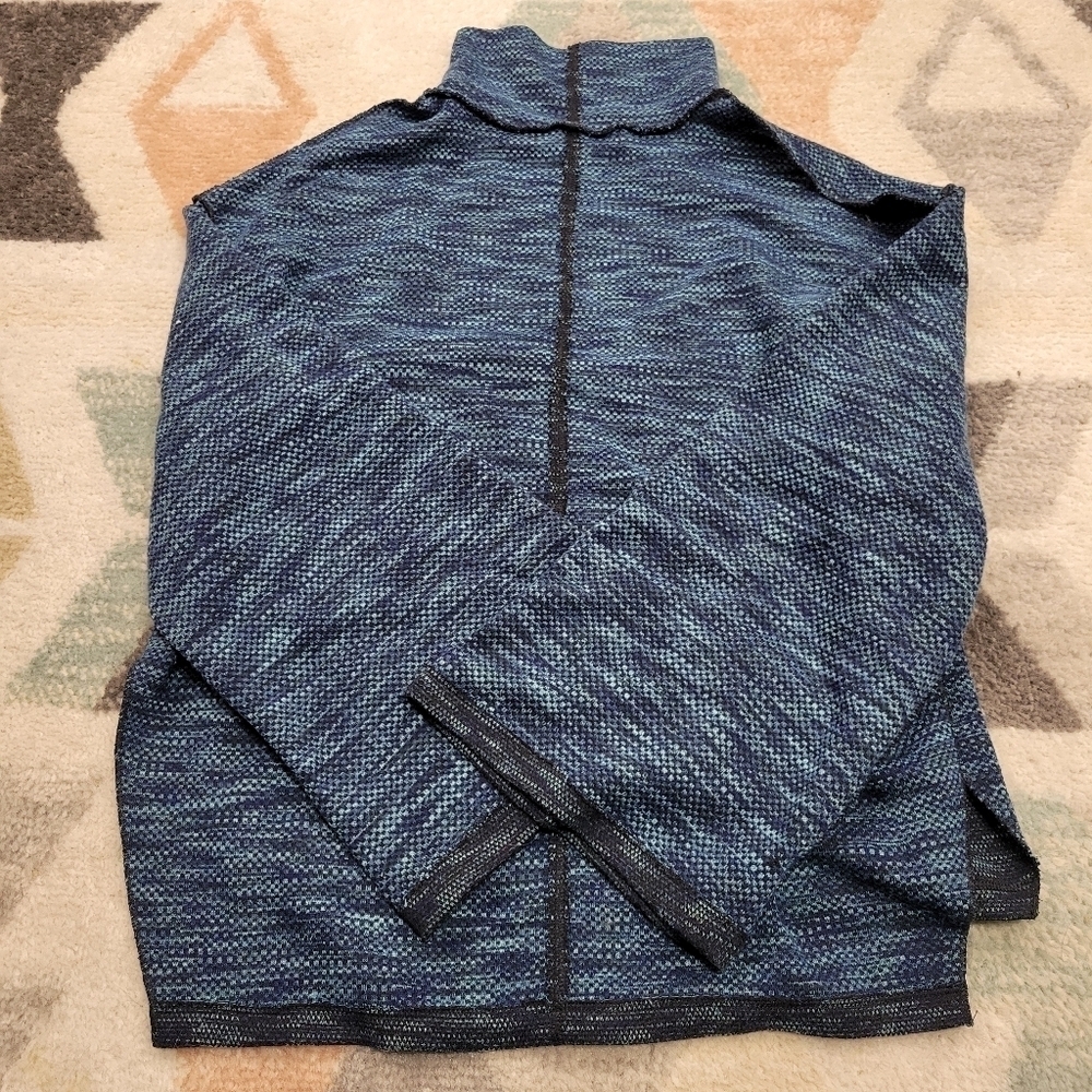 Free People We the Free blue Sunny Days oversized turtleneck sweater - Picture 7 of 8